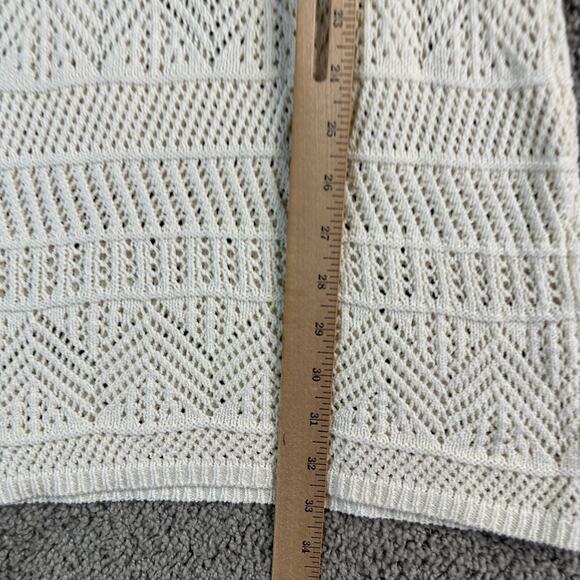 rag & bone Renee Mini Dress Womens Extra Small Ivory Crochet Cotton Blend Ladies - Picture 8 of 10